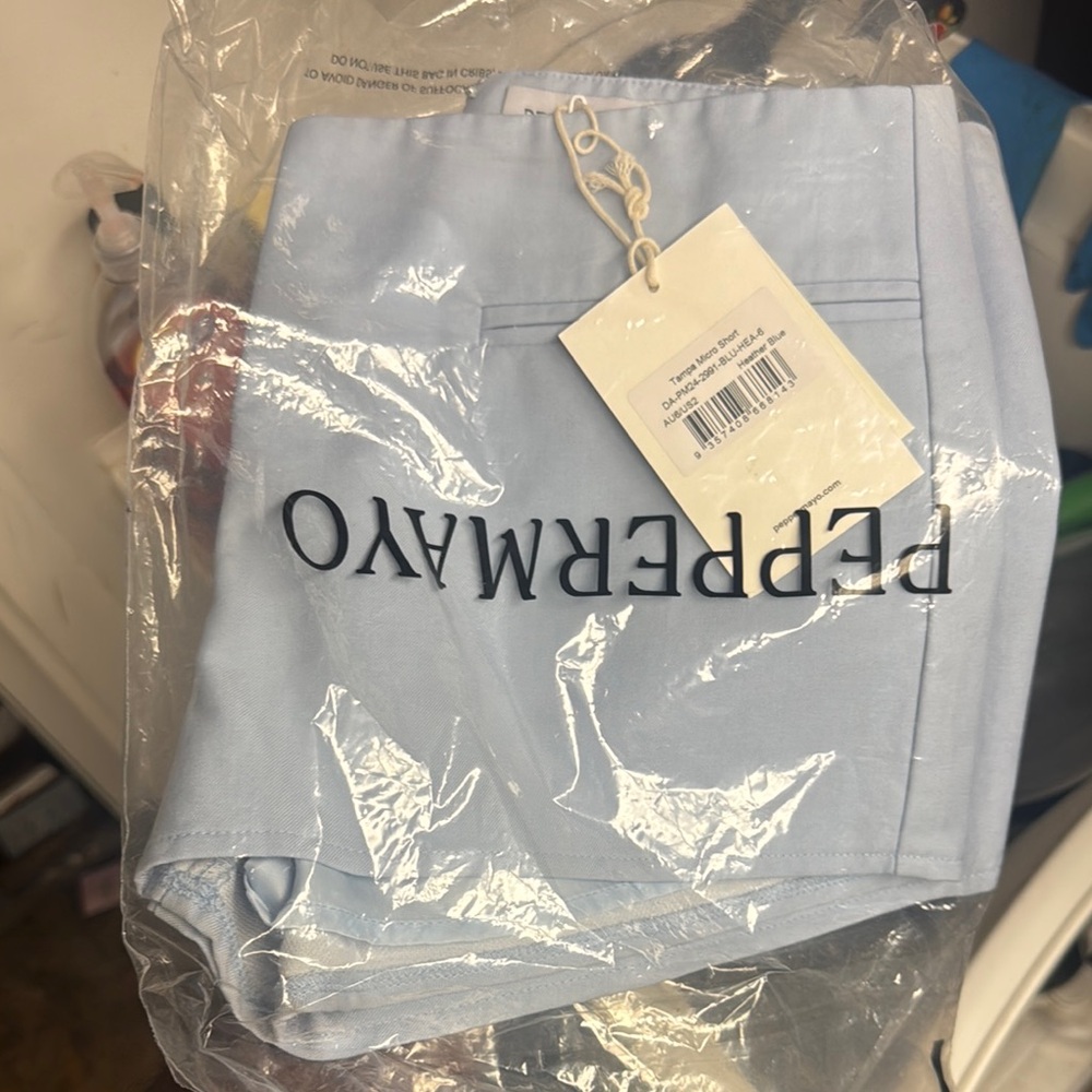 Peppermayo Blue Bike Shorts for Active Style